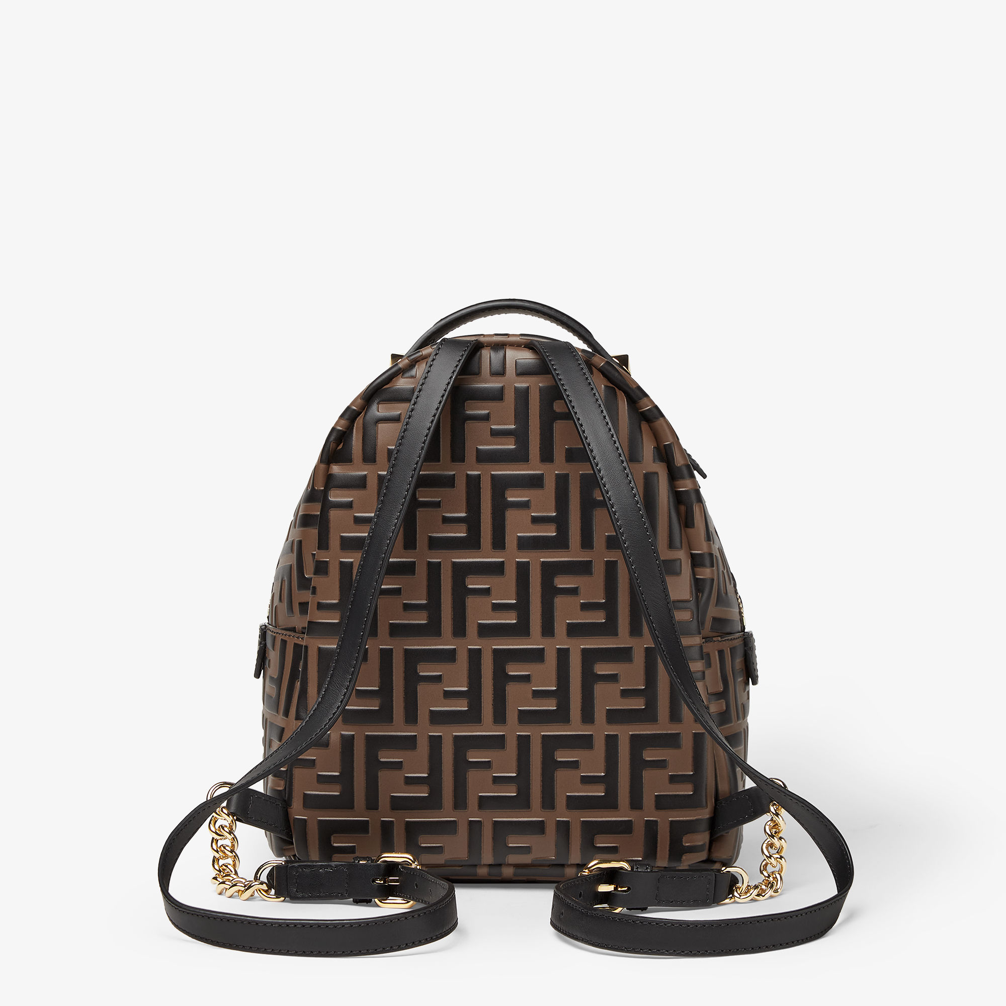 FENDI フェンディ ズッカ ミニリュック バッグパック ナイロン FF金具