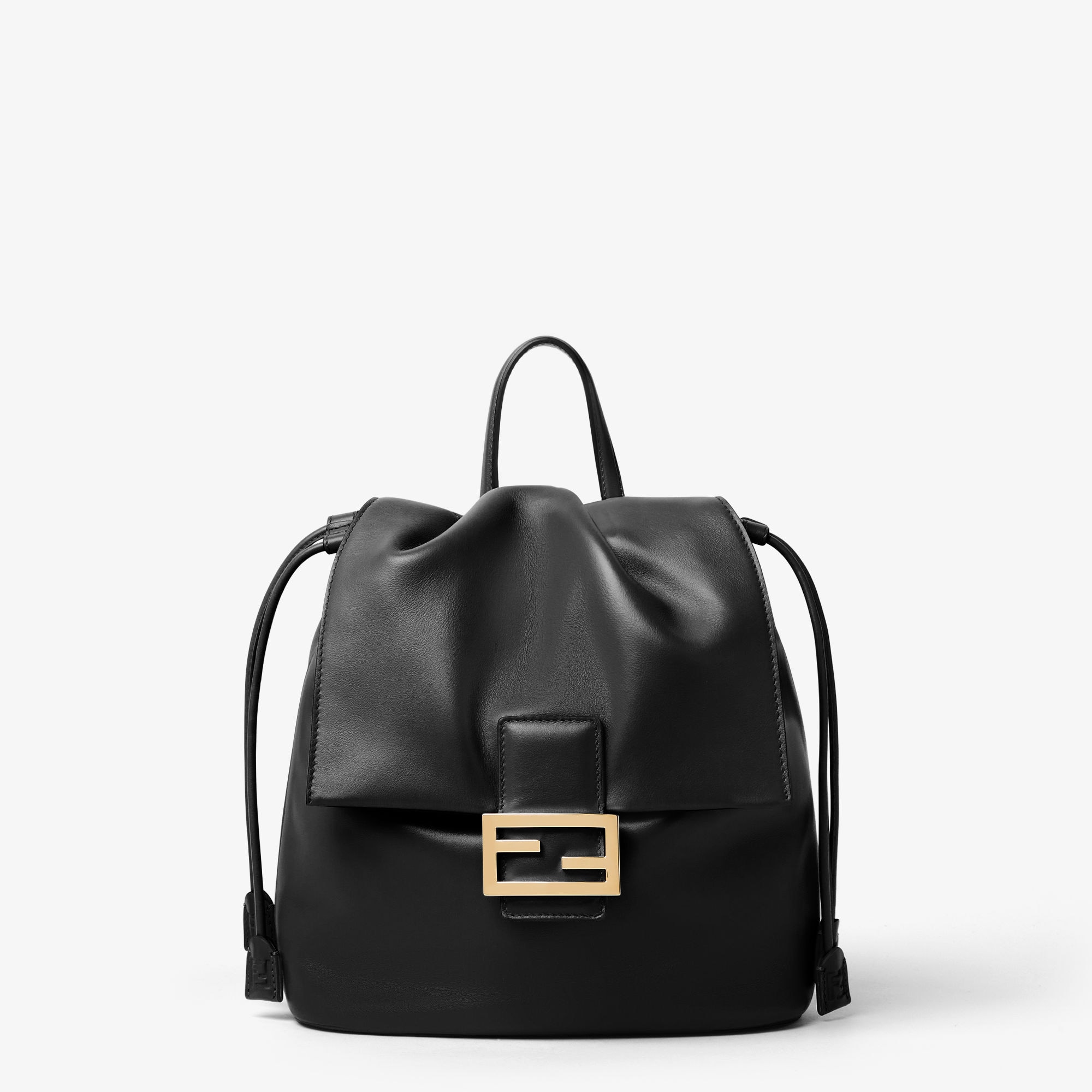 【極希少】FENDI レオパード レザー FFロゴ ゴールド ブラック バッグ 極希少】FENDI レオパード レザー FFロゴ ゴールド ブラック バッグ 極