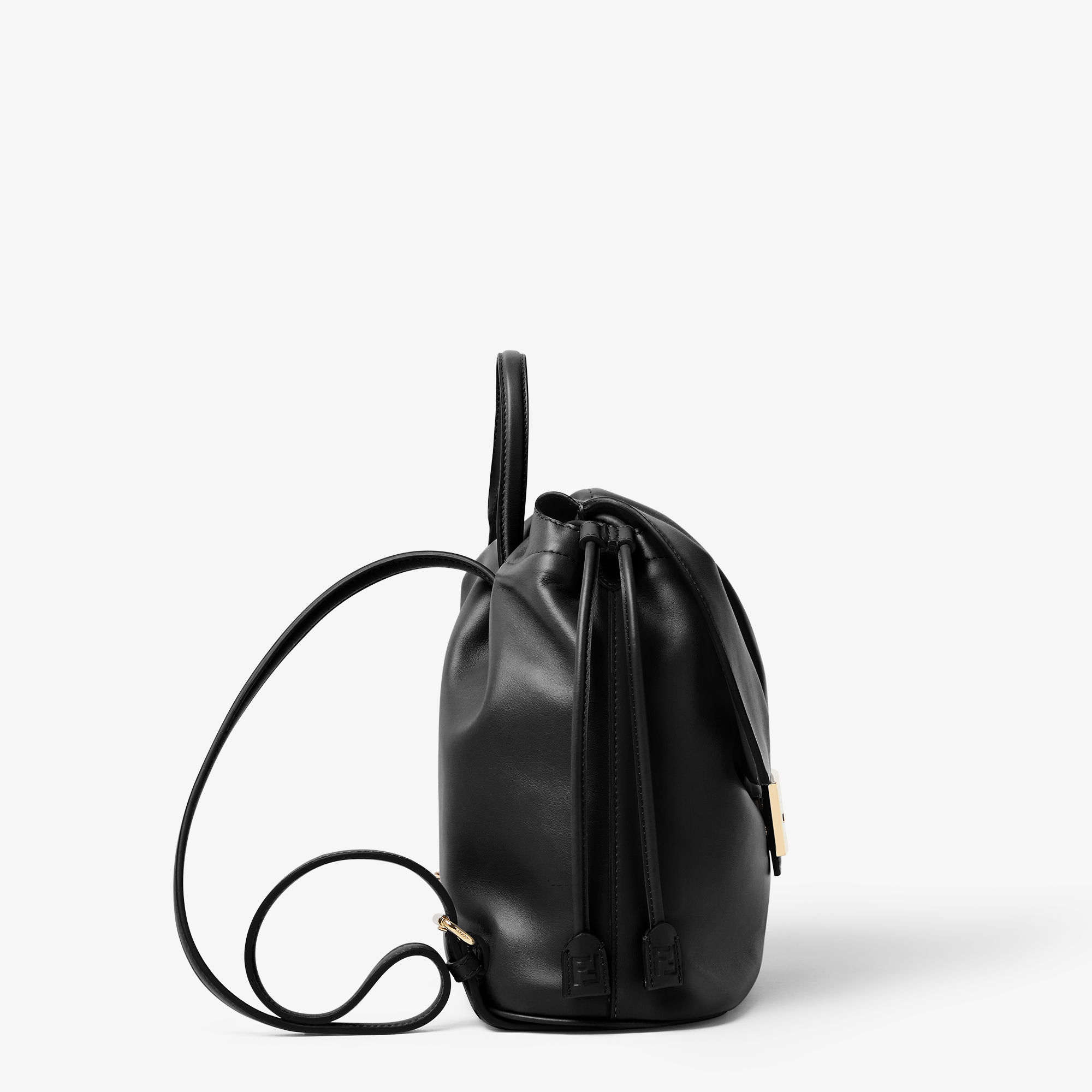 Fendi Leather Backpack, Black FENDI By The Way Leather Mini Backpack Black main image 2