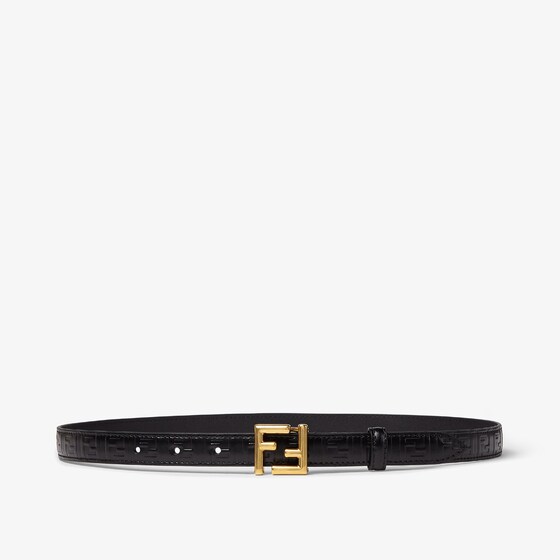 Fendi Ff Belt In Black