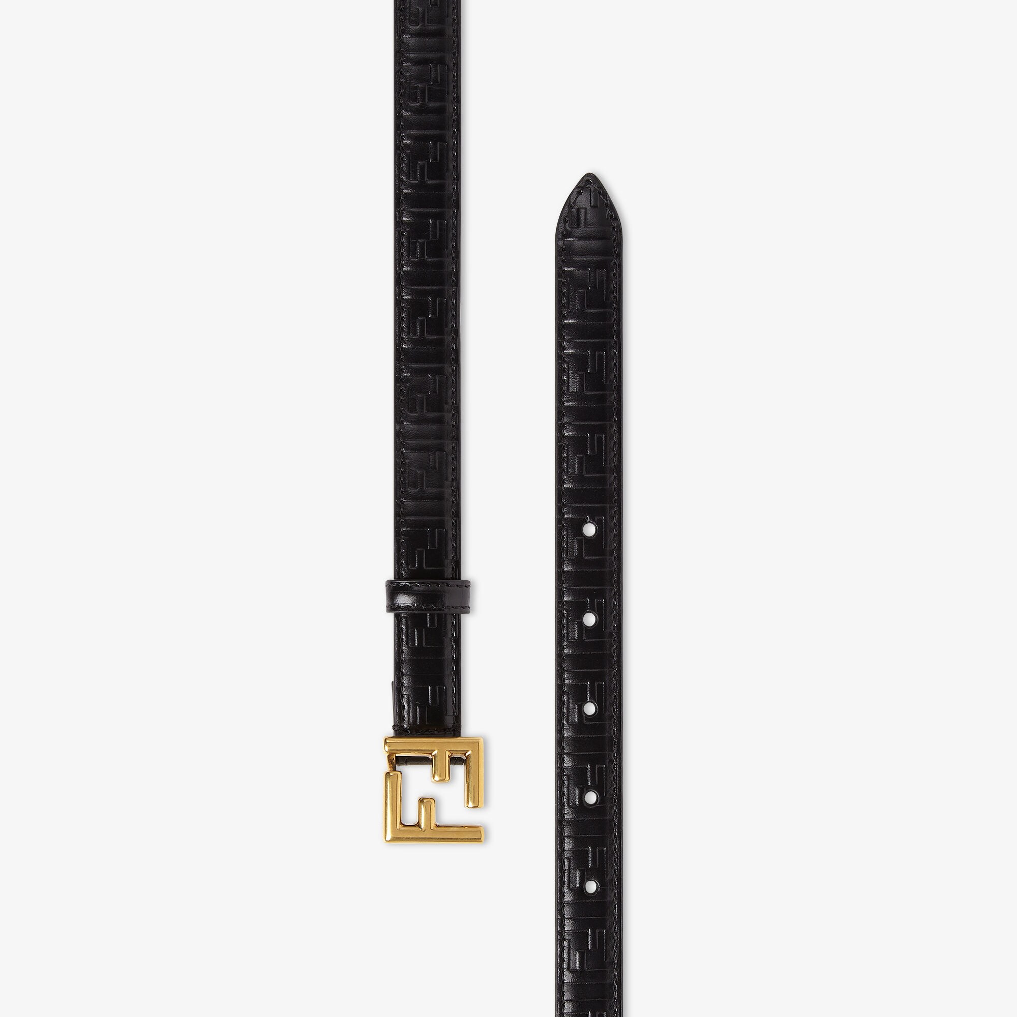 FF Belt Leather Black | Fendi