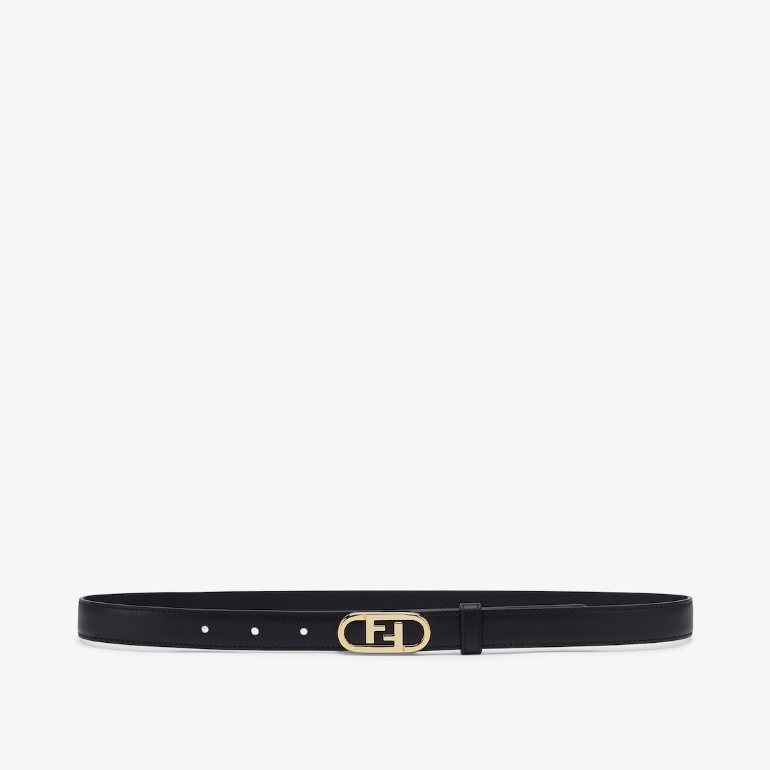 Fendi O’Lock Belt Leather Black - Image 1/3