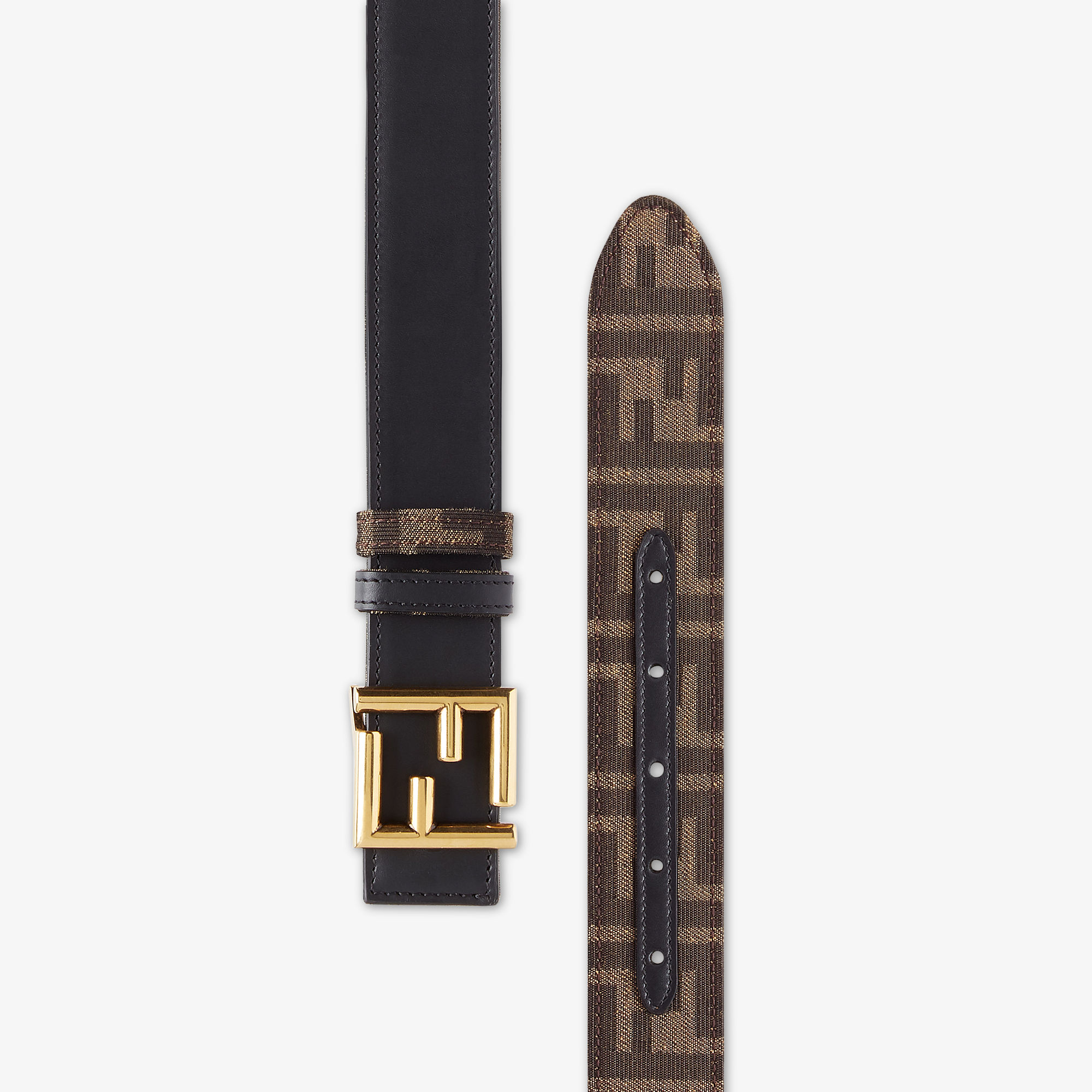 【関税＆送料込み】Fendi Belts FFベルト レザー ブラック | Fendi