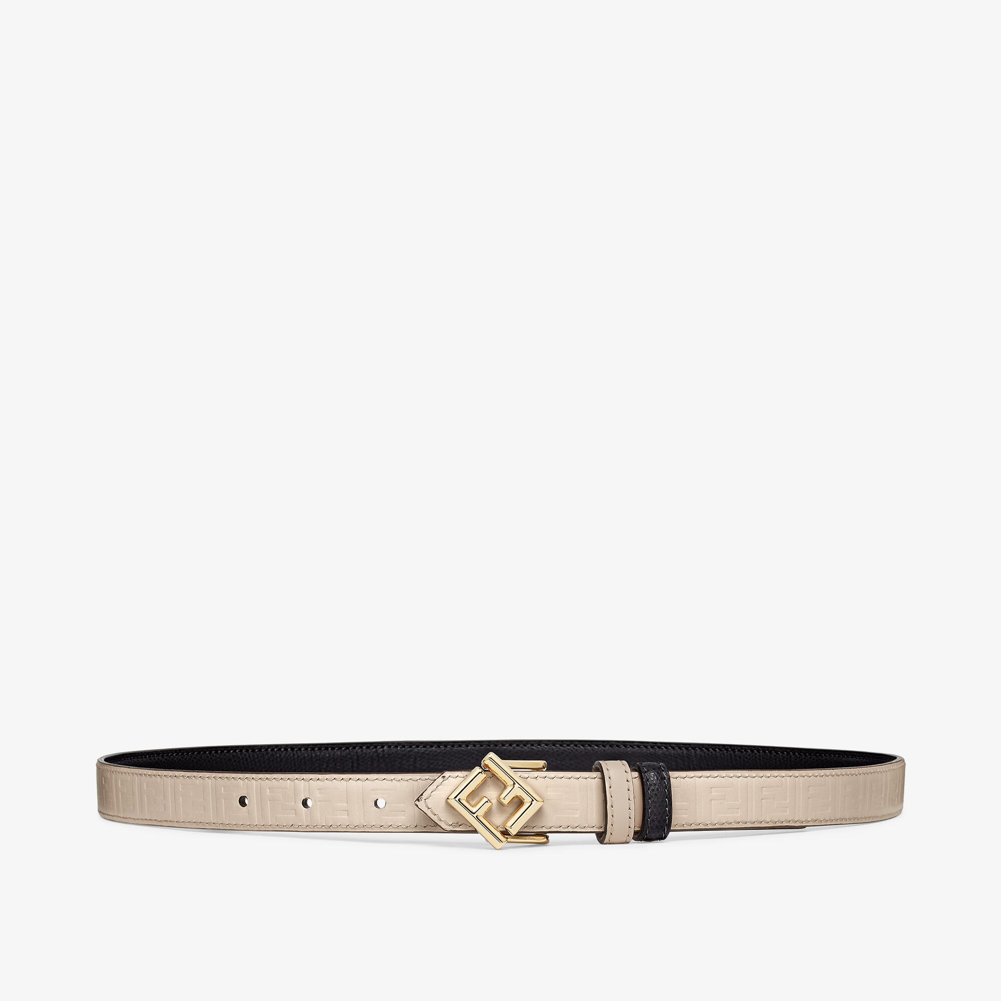 【FENDI】FF REVERSIBLE BELT Fendi FF Reversible Leather Belt - size 95 ○ Labellov