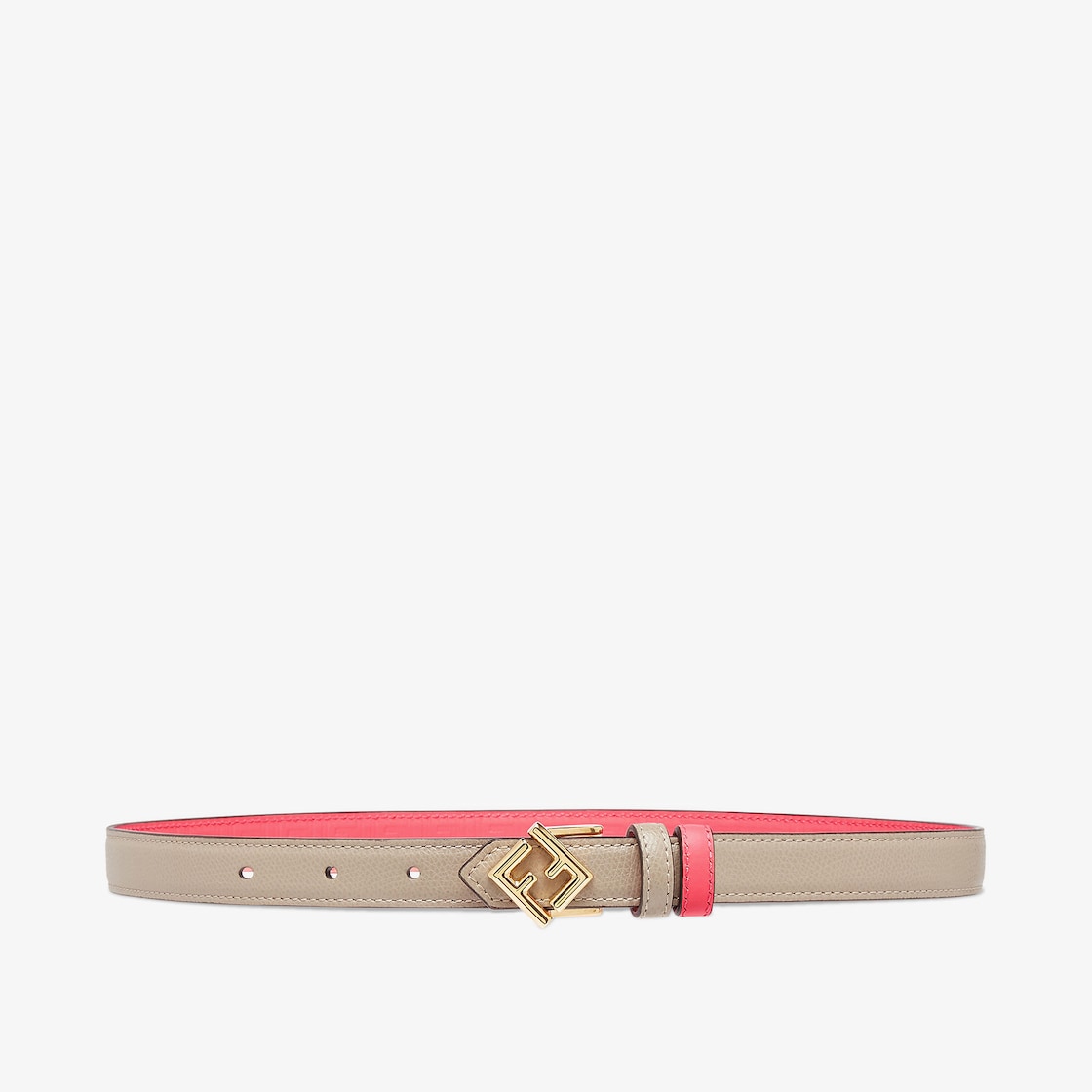 Ceinture initiales en cuir Louis Vuitton Rose taille 80 cm en Cuir