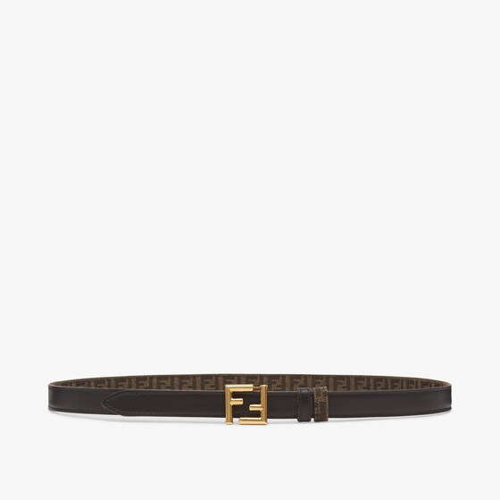 Fendi Reversible belt with loop and FF stud buckle | Thumbnail 2