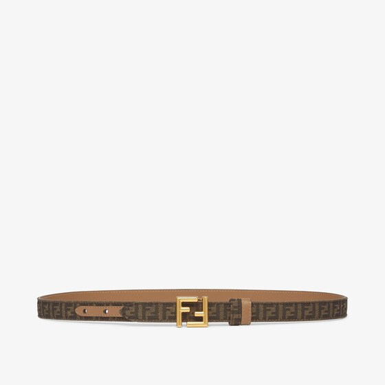 Fendi Ff Belt In Sand