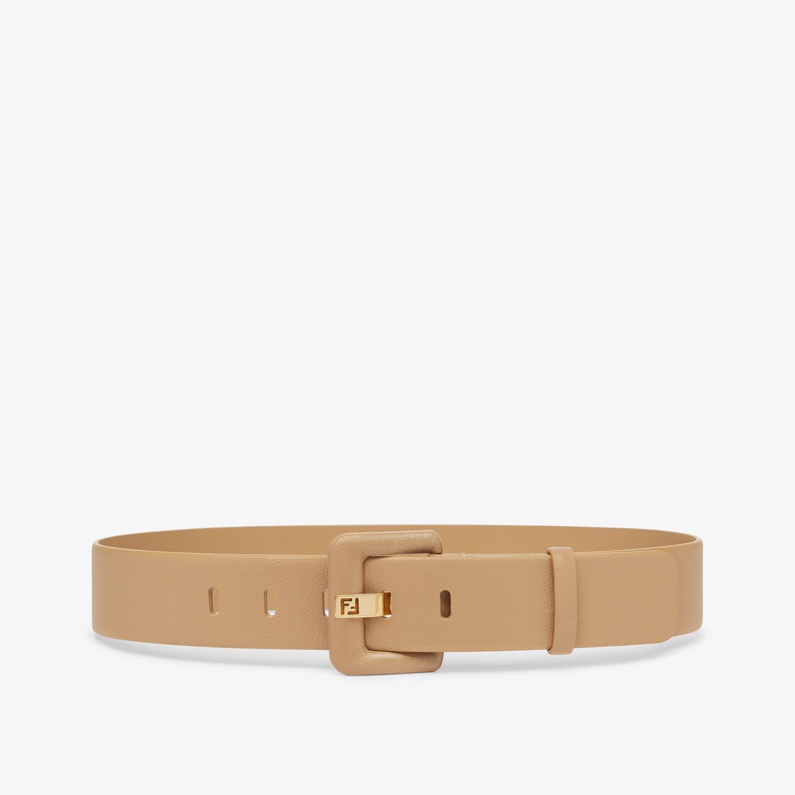 Brown fendi belt best sale