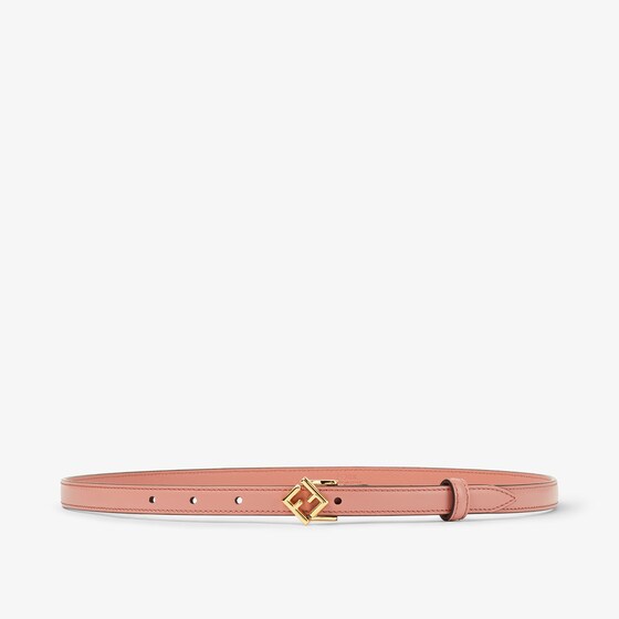 Fendi Ff Diamonds Belt In Pink