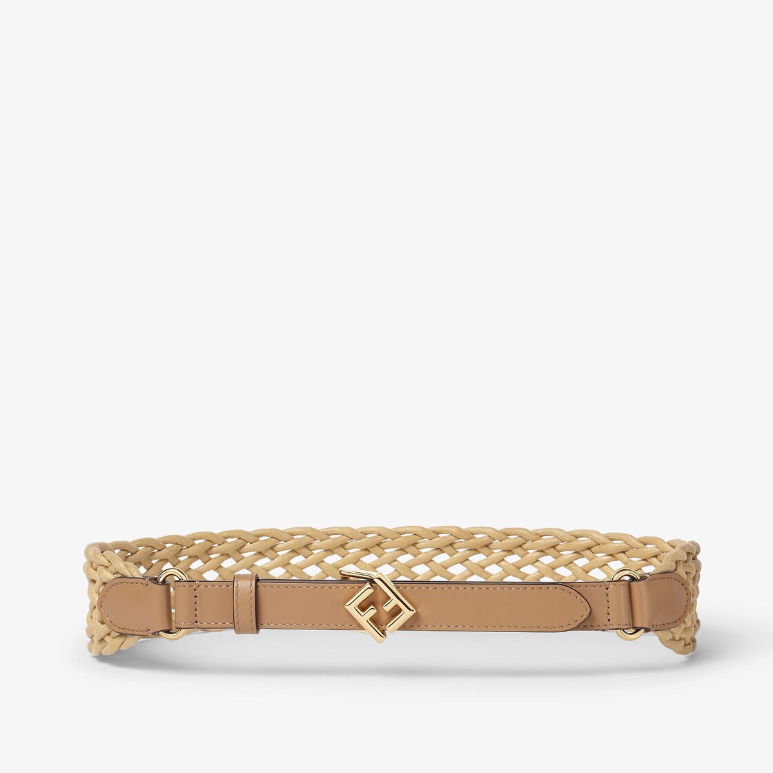 FF Diamonds Belt Leather Beige - Image 1/2