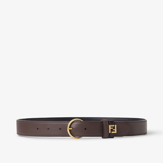 Fendi Reversible belt with double loop and pin buckle | Thumbnail 2