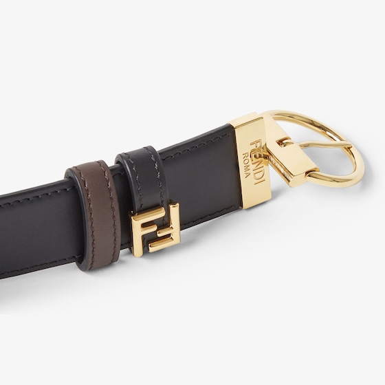 Fendi Reversible belt with double loop and pin buckle | Thumbnail 4
