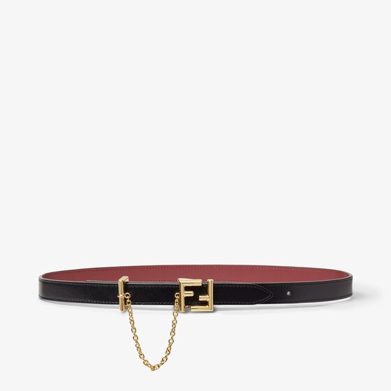 Fendi Ff Belt In Black