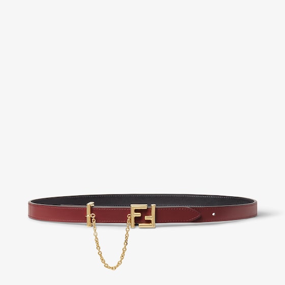 Fendi Reversible belt with FF stud buckle | Thumbnail 2