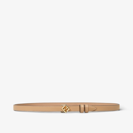 Fendi Ff Diamonds Belt In Beige