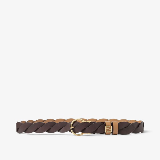Fendi Reversible belt with double loop and pin buckle | Thumbnail 2