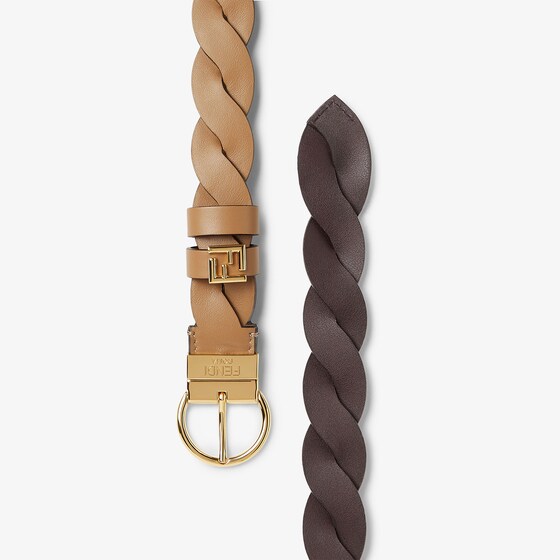 Fendi Reversible belt with double loop and pin buckle | Thumbnail 3
