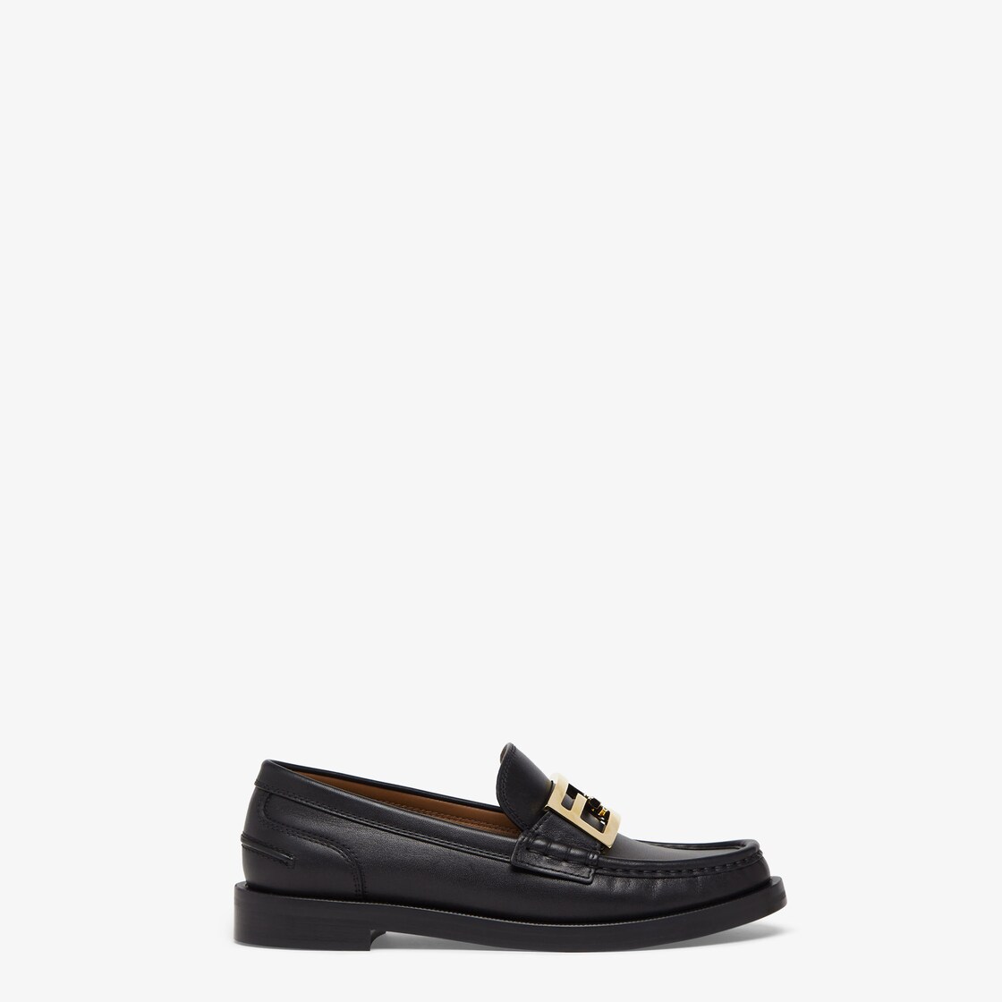 Baguette - Black leather loafers | Fendi