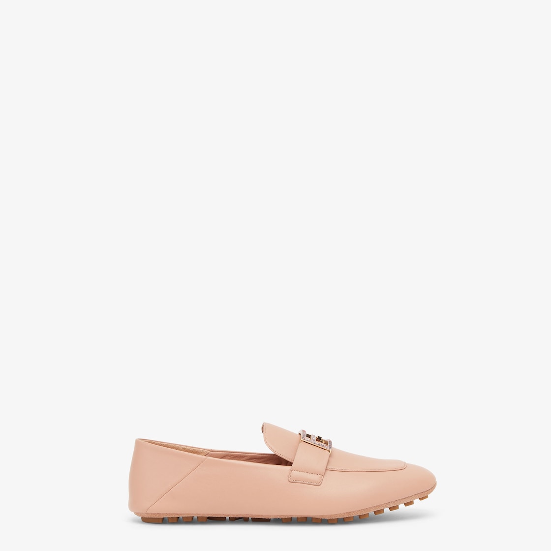 Baguette Pink leather loafers Pink - Image 1/6