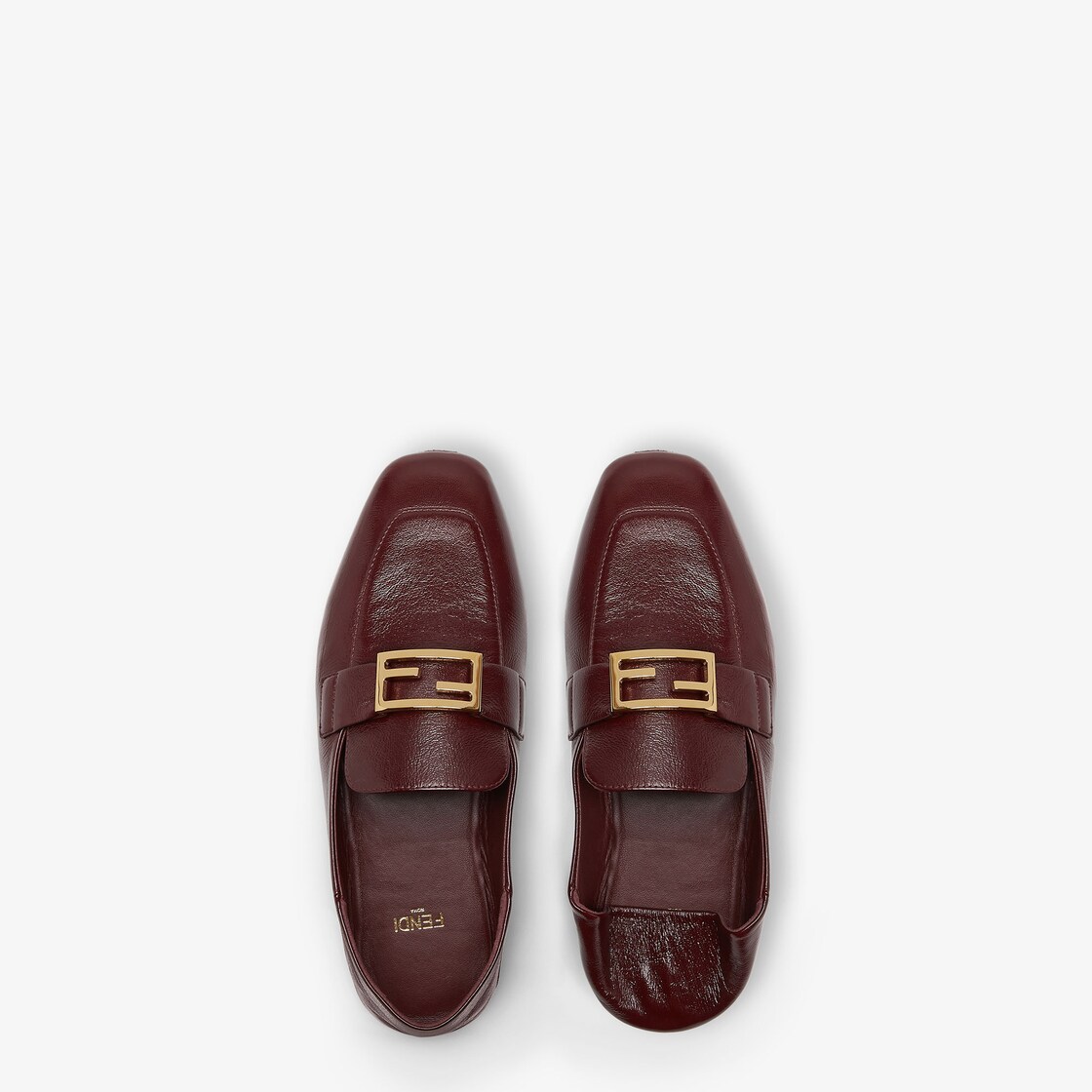 Baguette Burgundy nappa leather loafers Red - Image 5/5