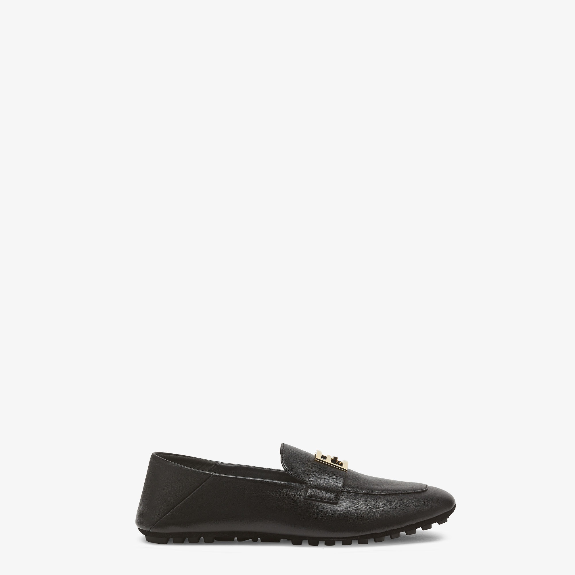 スリッポン FENDI PRINTED LEATHER BAGUETTE SLIPPERS Fendi Baguette Leather Sandals | Saks Fifth Avenue