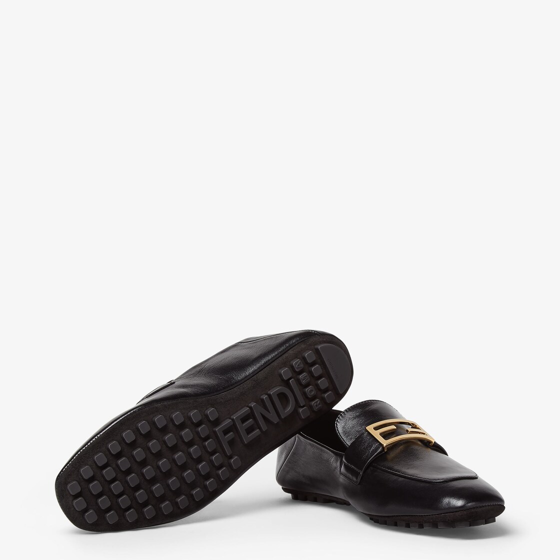 Baguette - Black leather loafers | Fendi