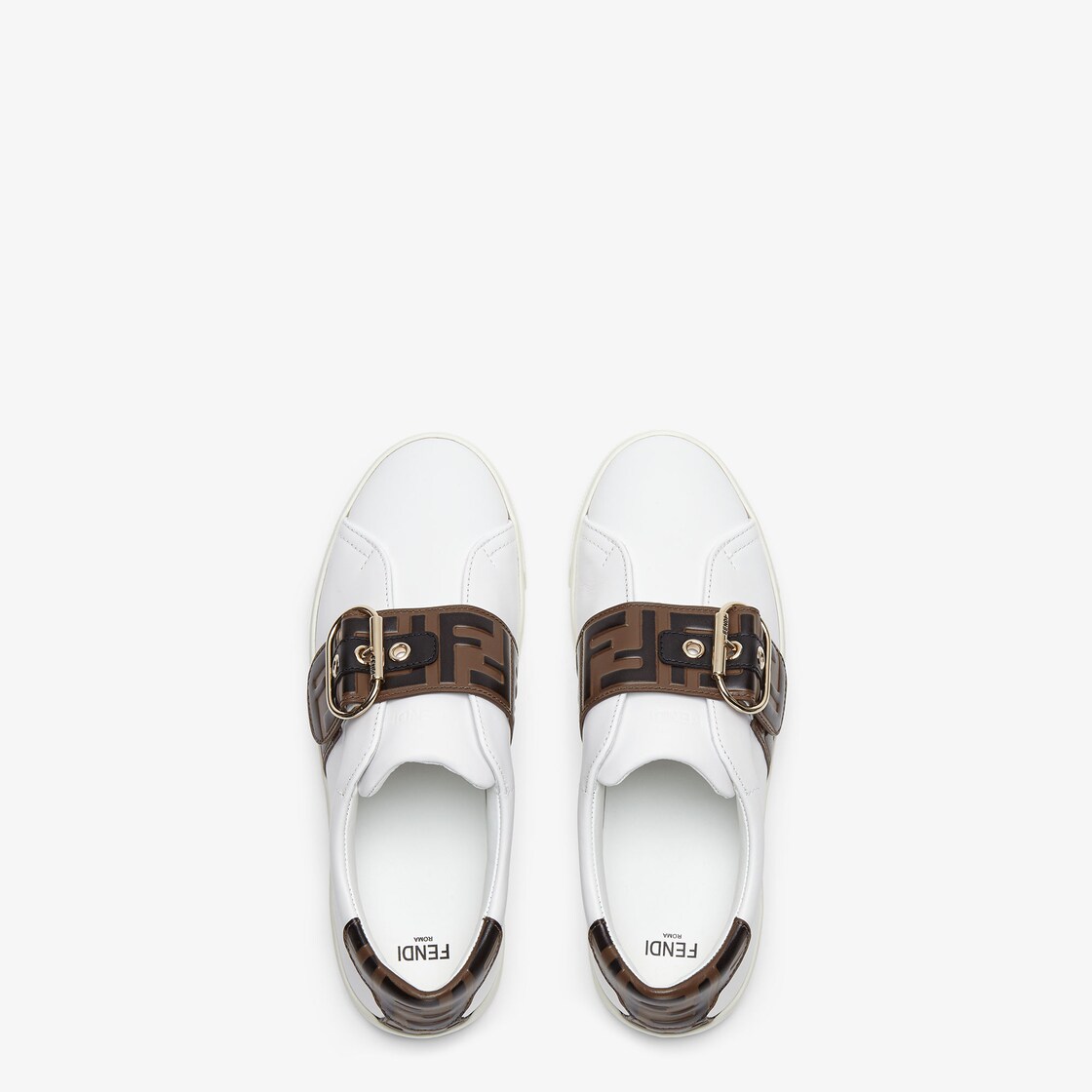 Fendi store buckle sneakers