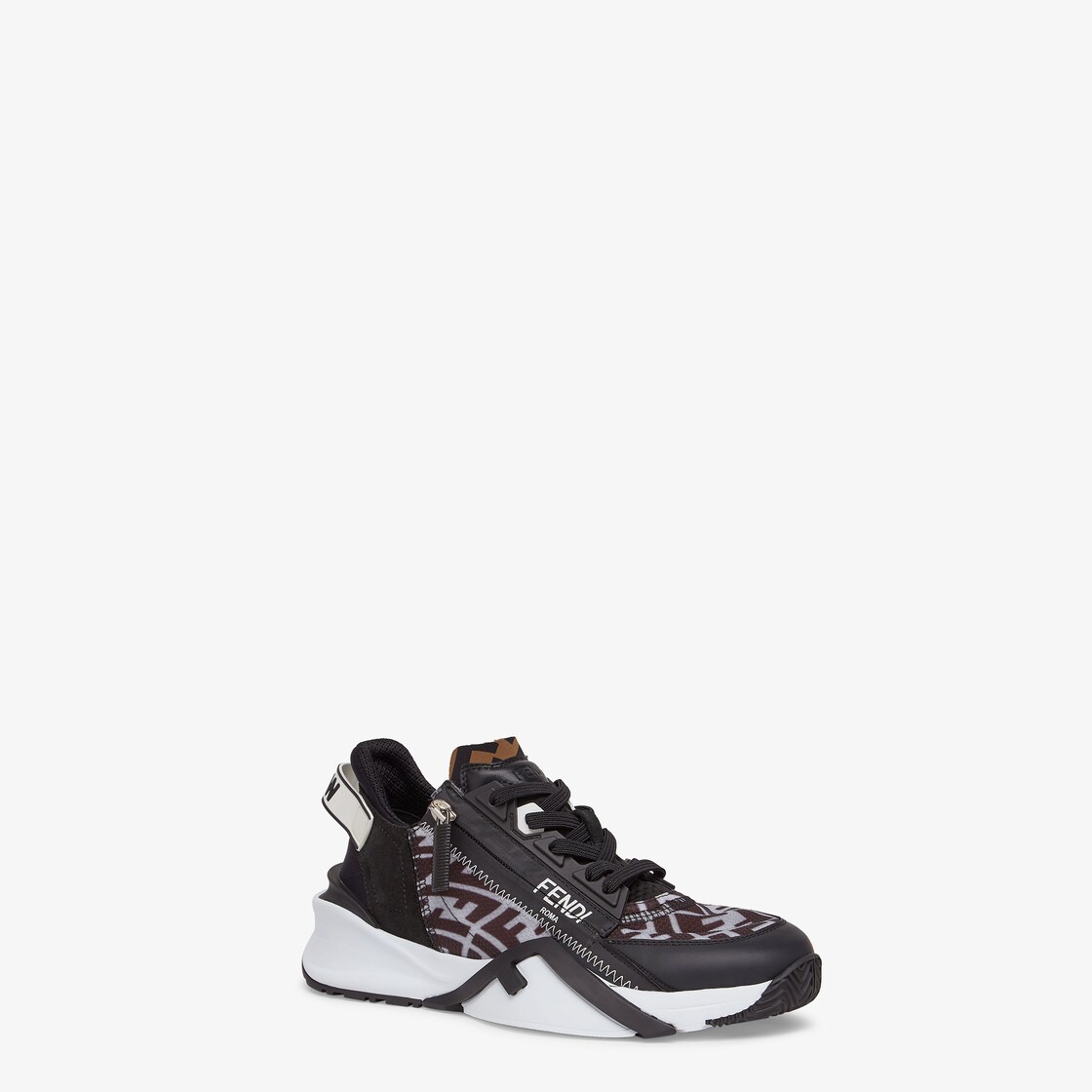 Fendi Flow Black nylon low tops Black - Image 2/4