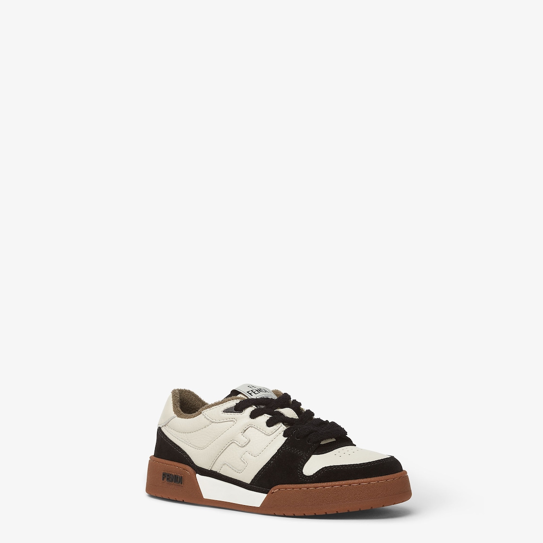 Fendi Match Low tops in black suede Black - Image 2/5