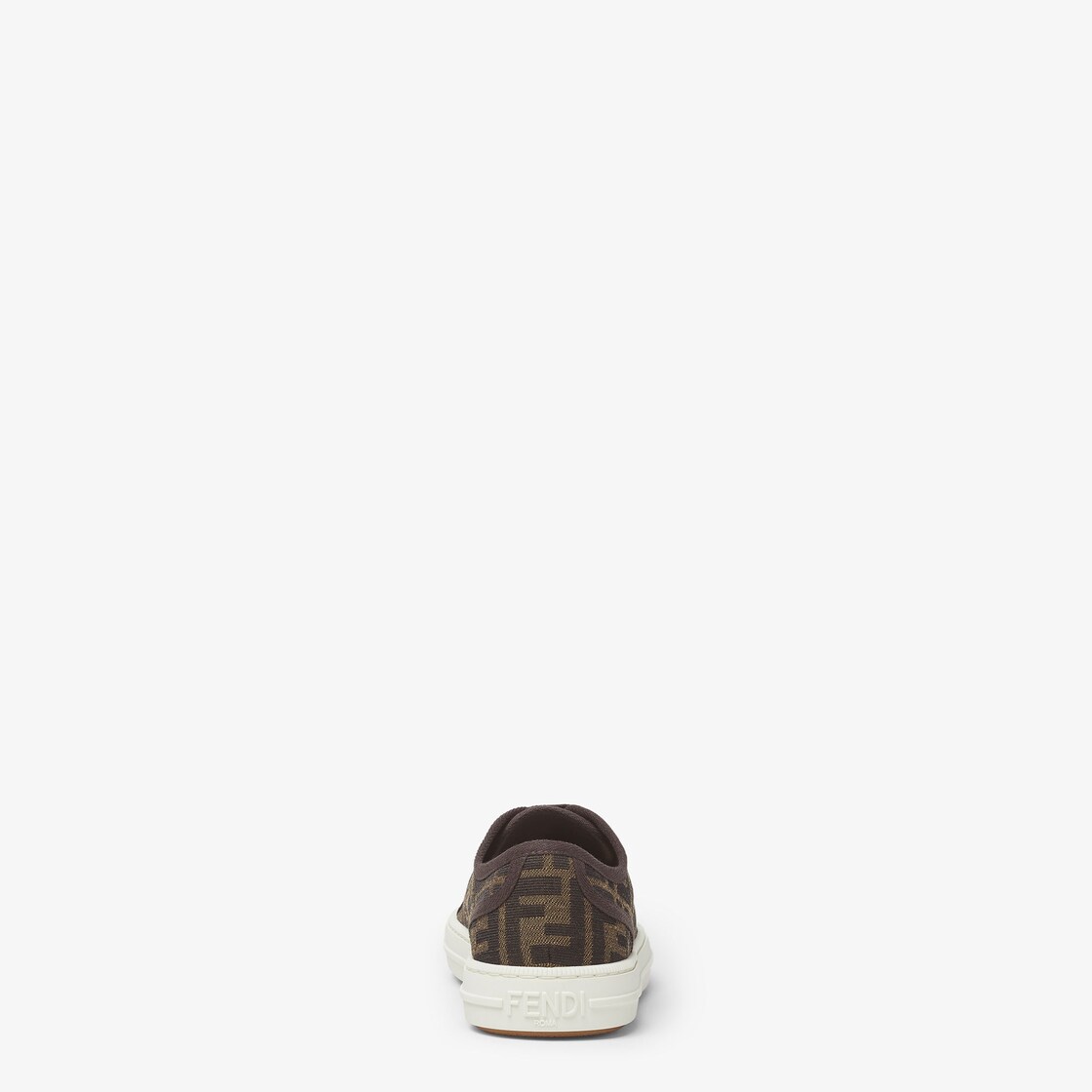 Domino - Brown FF fabric low-tops | Fendi