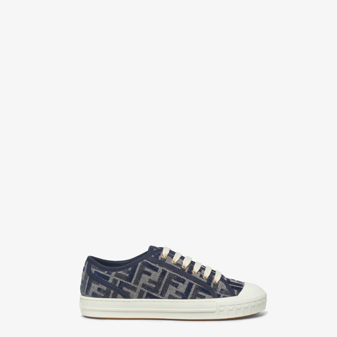 Fendi black and white sneakers best sale