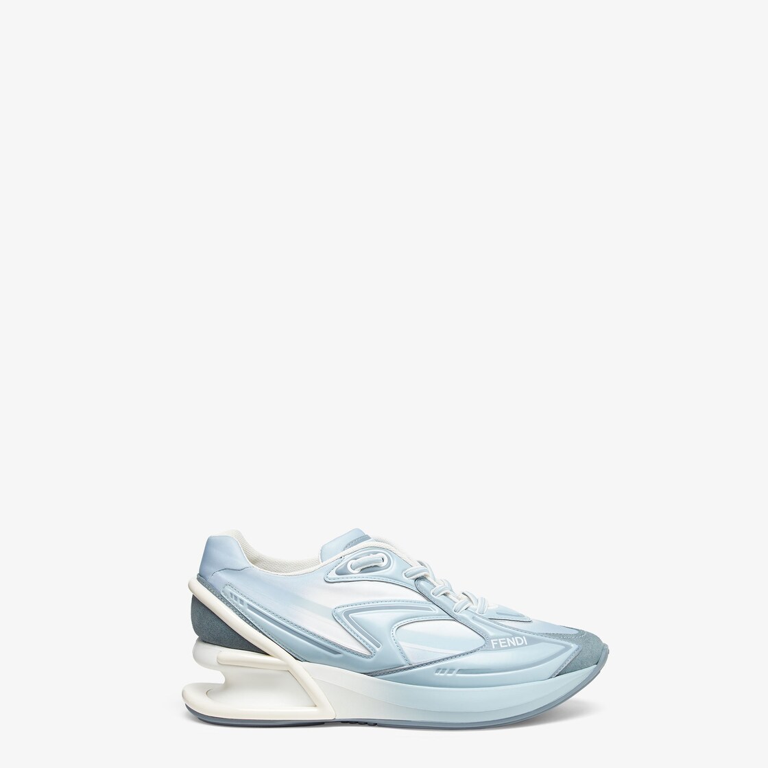 First 1 - Light blue nylon low tops | Fendi