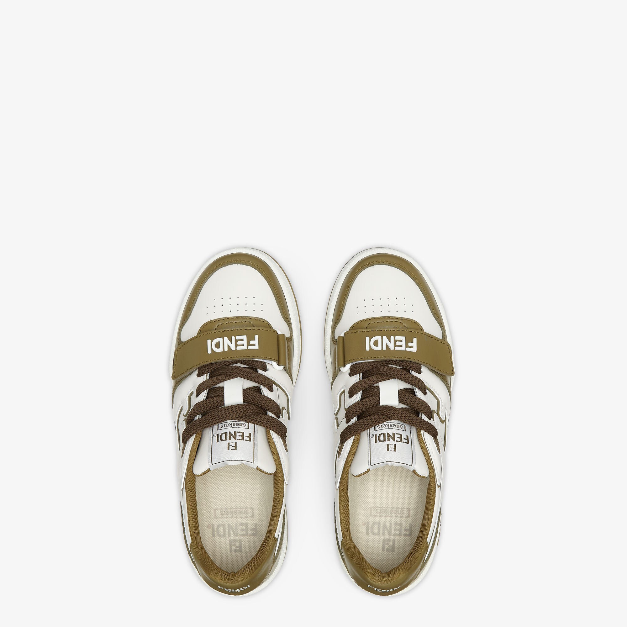 スニーカー FENDI SNEAKER (8E8453AOMN F1PYY) Fendi Match Leather Green | Fendi