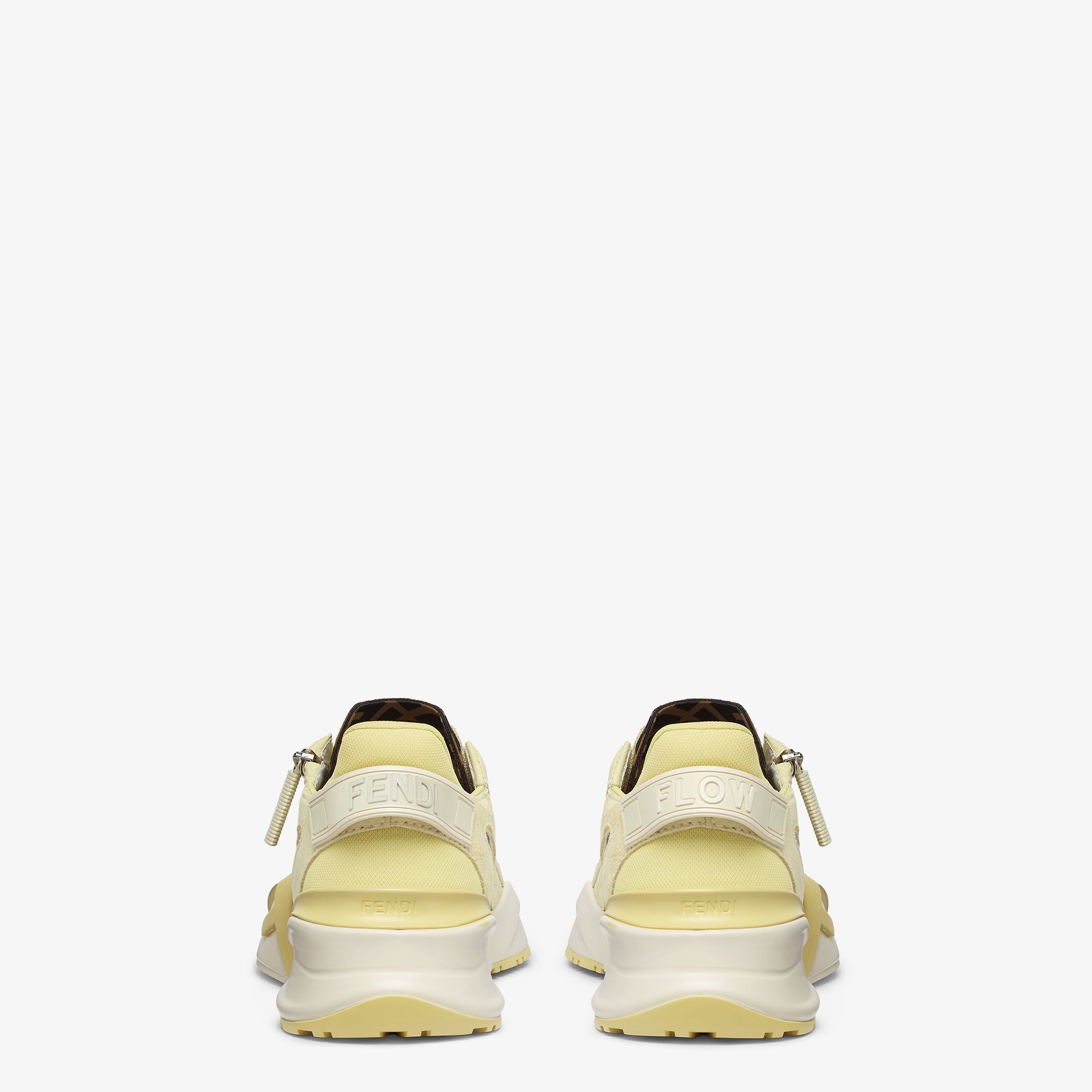 Fendi Flow - Yellow suede low-tops | Fendi