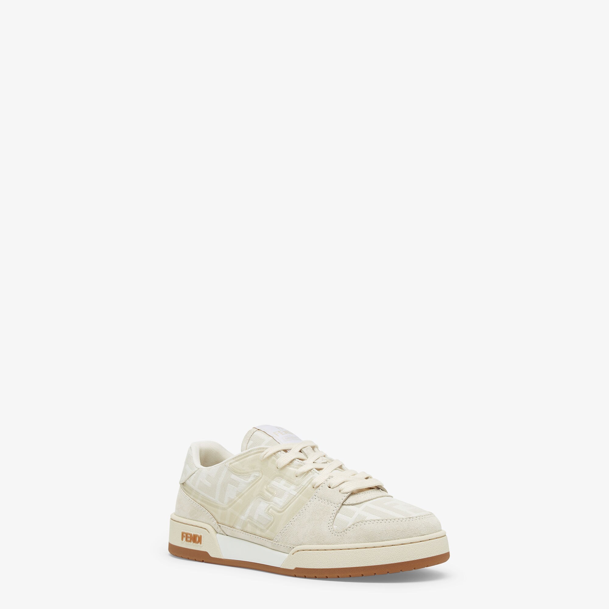 Fendi MatchCanvas low-tops with white suede