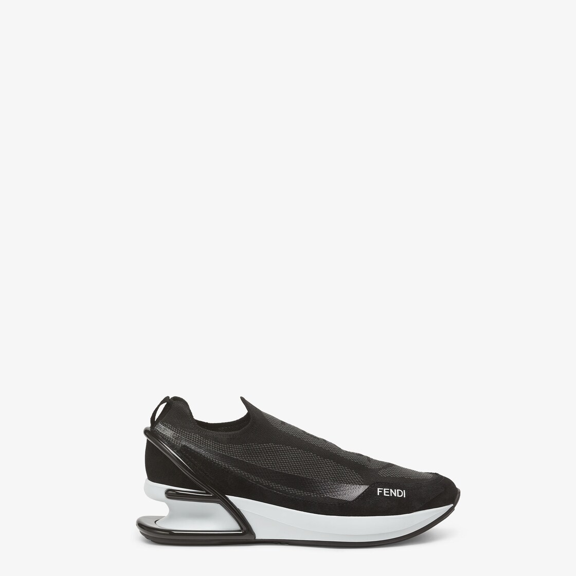 Fendi slip cheap on logo sneakers