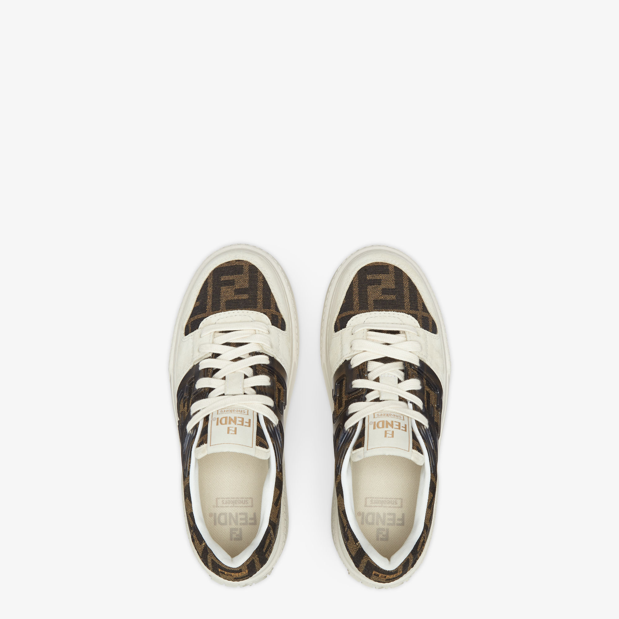 VIP★【FENDI】Fendi Match FFキャンバス ロートップ スニーカー Fendi Match FF Platform Sneakers | Neiman Marcus