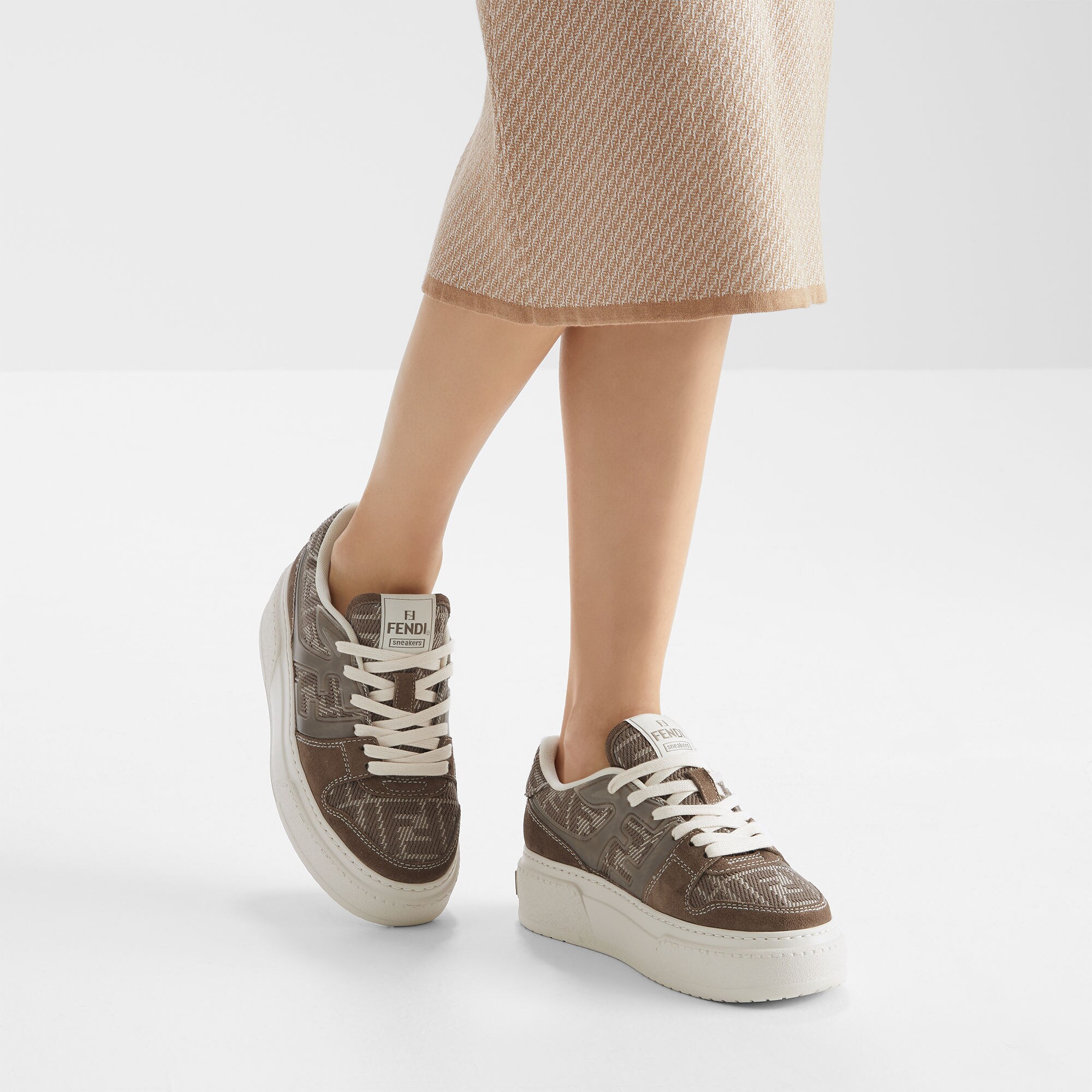 FENDI 8E8572ASAYF1RUN 関税送料込 Buy Fendi Wmns Match Platform 'FF Motif - Light Blue