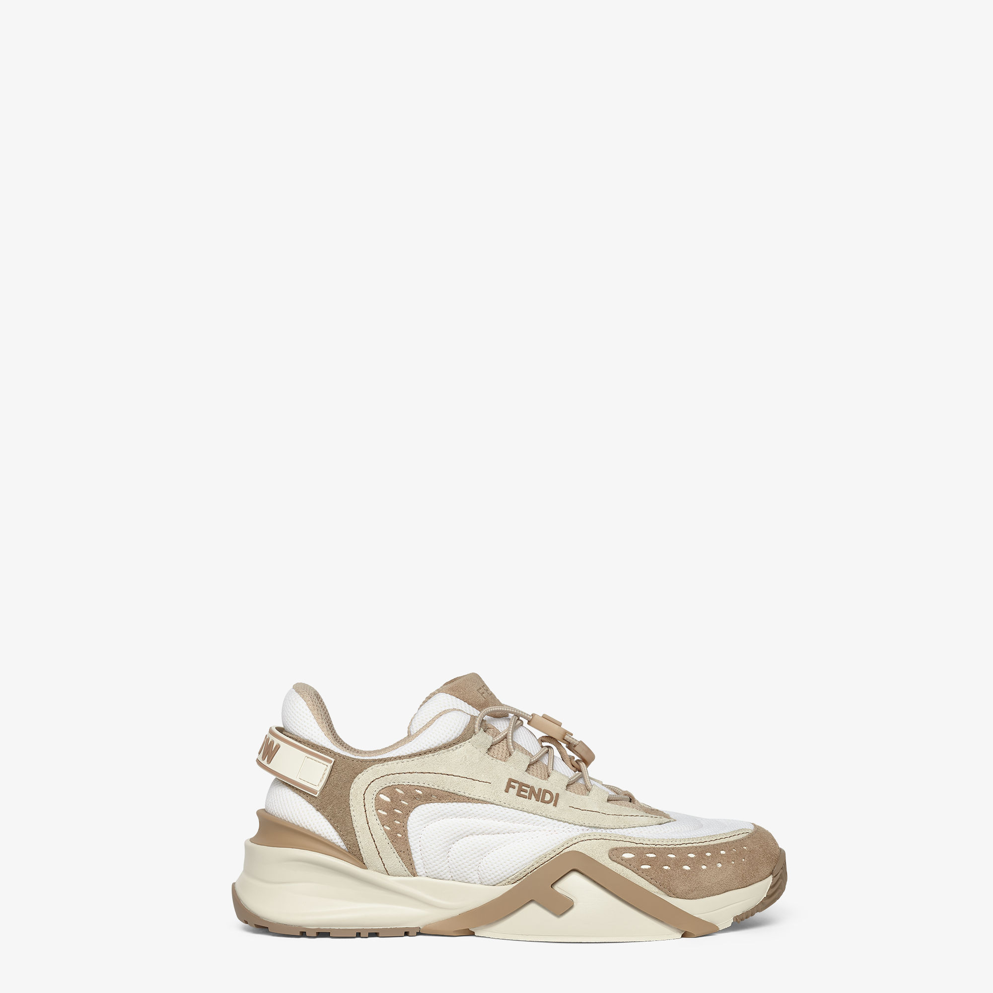 スニーカー FENDI Women Sneakers 8E8721AU32F1SZJ Beige Fendi Match Leather White | Fendi