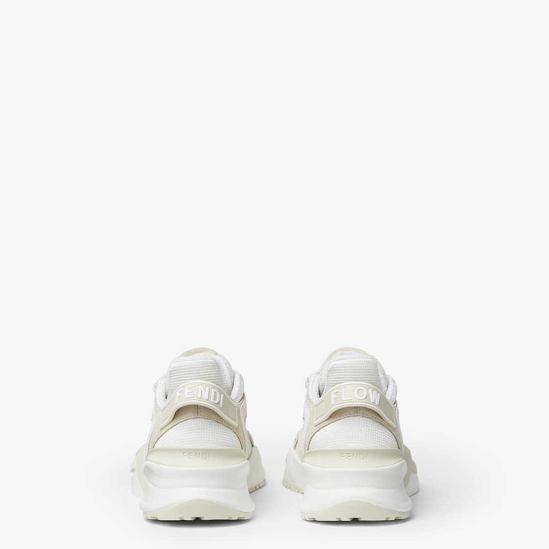 Fendi Flow White mesh and suede low tops White - Image 3/6