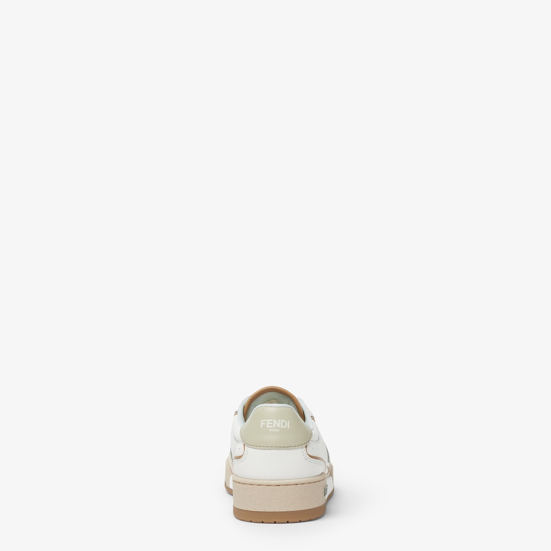 Fendi Match White and brown leather and suede low tops White - Image 3/5