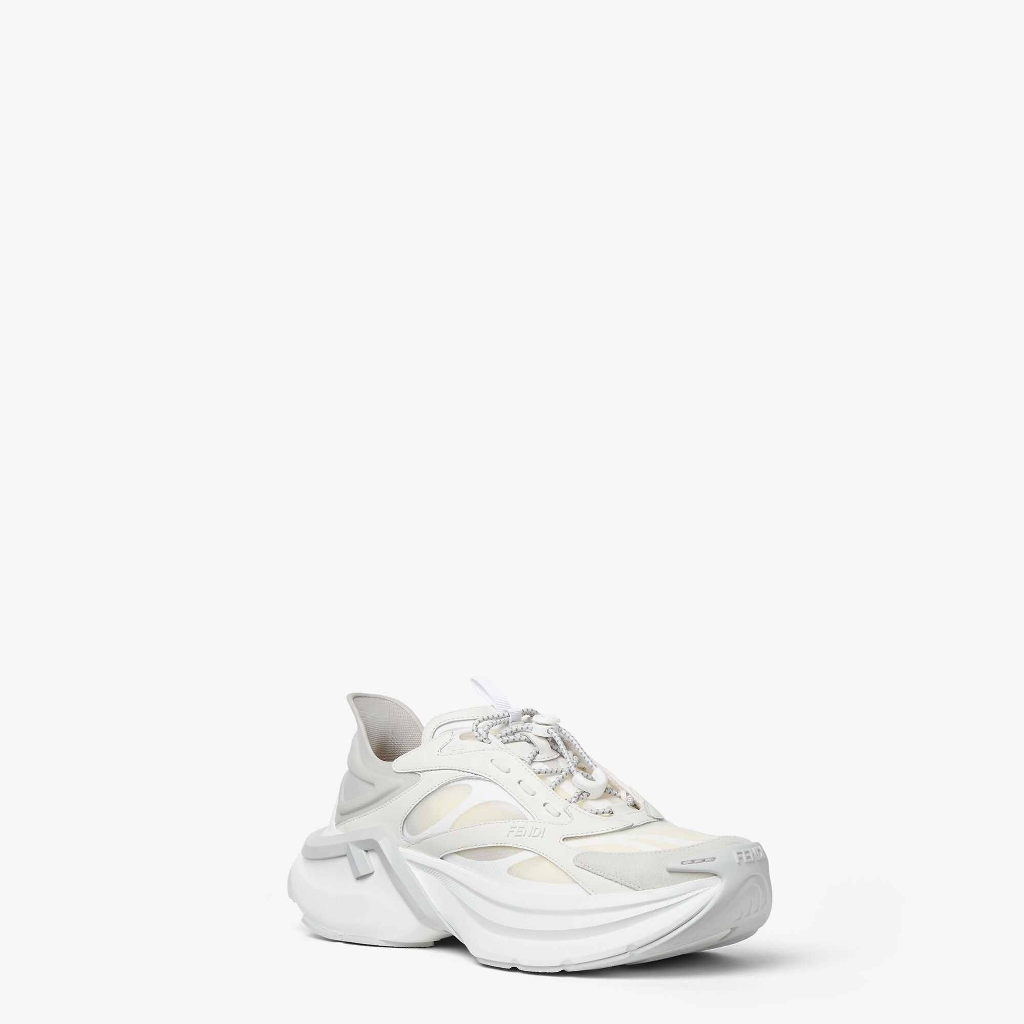 フェンディ F-ライト テクニカルファブリック ホワイト | Fendi