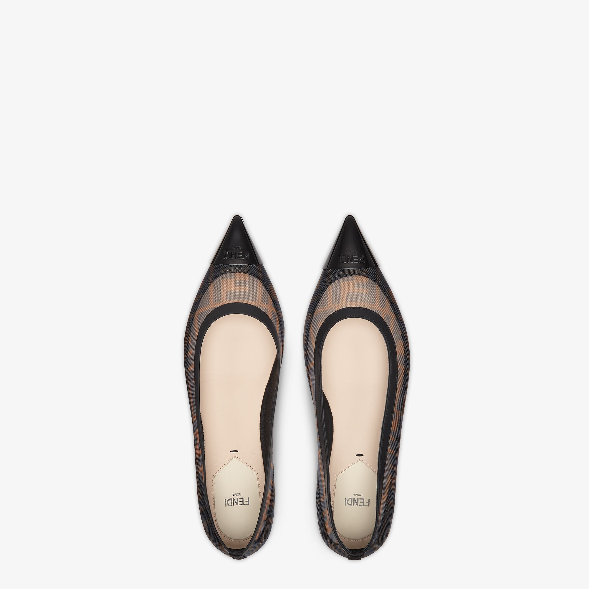 フラットシューズ FENDI Woman Ballet flats Nude 8F8587A8UC F18RM FENDI: Shoes woman - Nude | Fendi ballet flats 8F8587A8UC