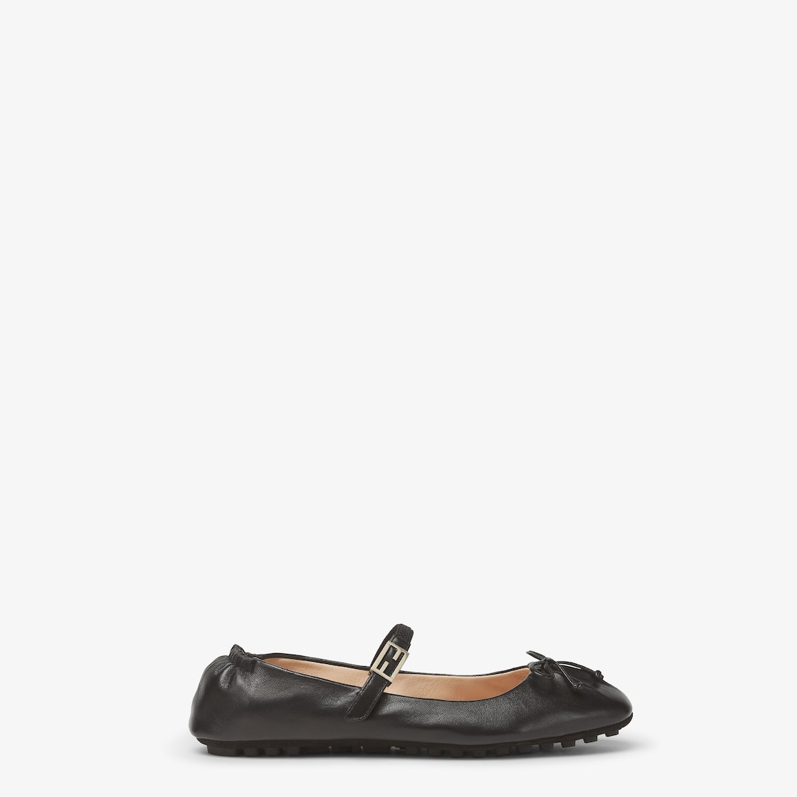 Baguette Black leather ballet flats Black - Image 1/5