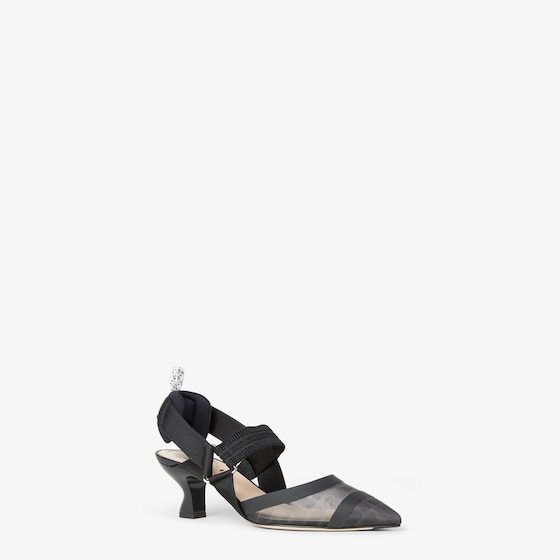 Fendi Colibrì slingbacks with pointed toe and elasticated ribbons | Thumbnail 2