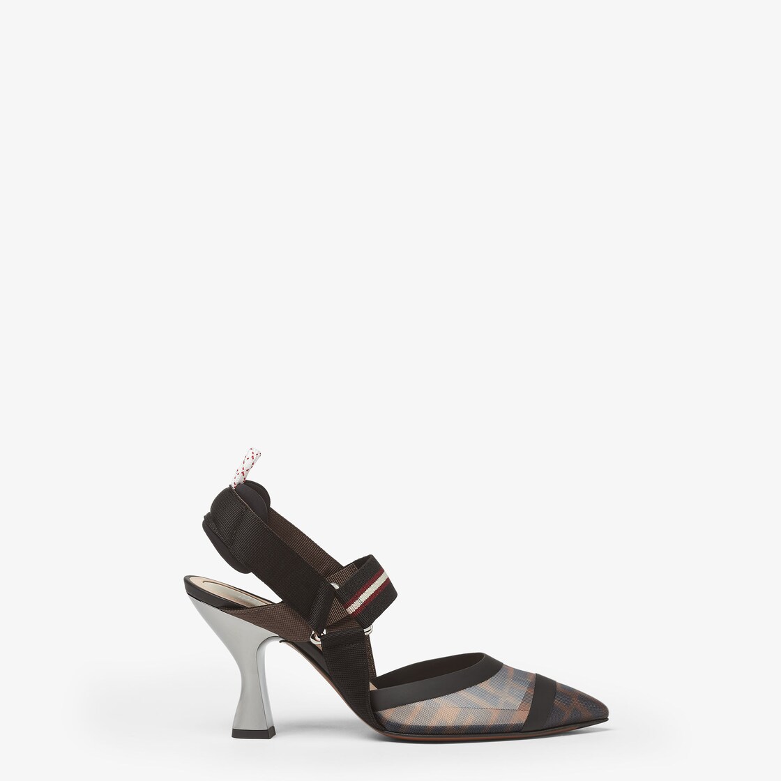 Colibrì Multicolour tech high-heeled slingbacks Fendi