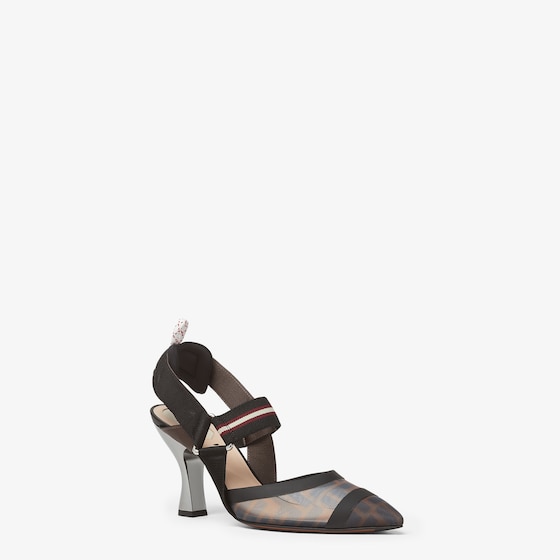 Fendi Colibrì slingbacks with elastic ribbons around the foot | Thumbnail 2