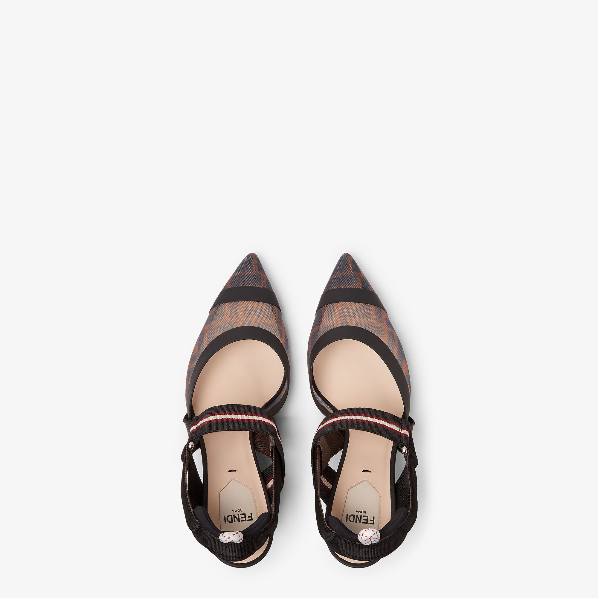 パンプス FENDI MULTICOLOR COLIBRI PUMPS Fendi Multicolor Trim Colibri Slingback Pumps Multiple