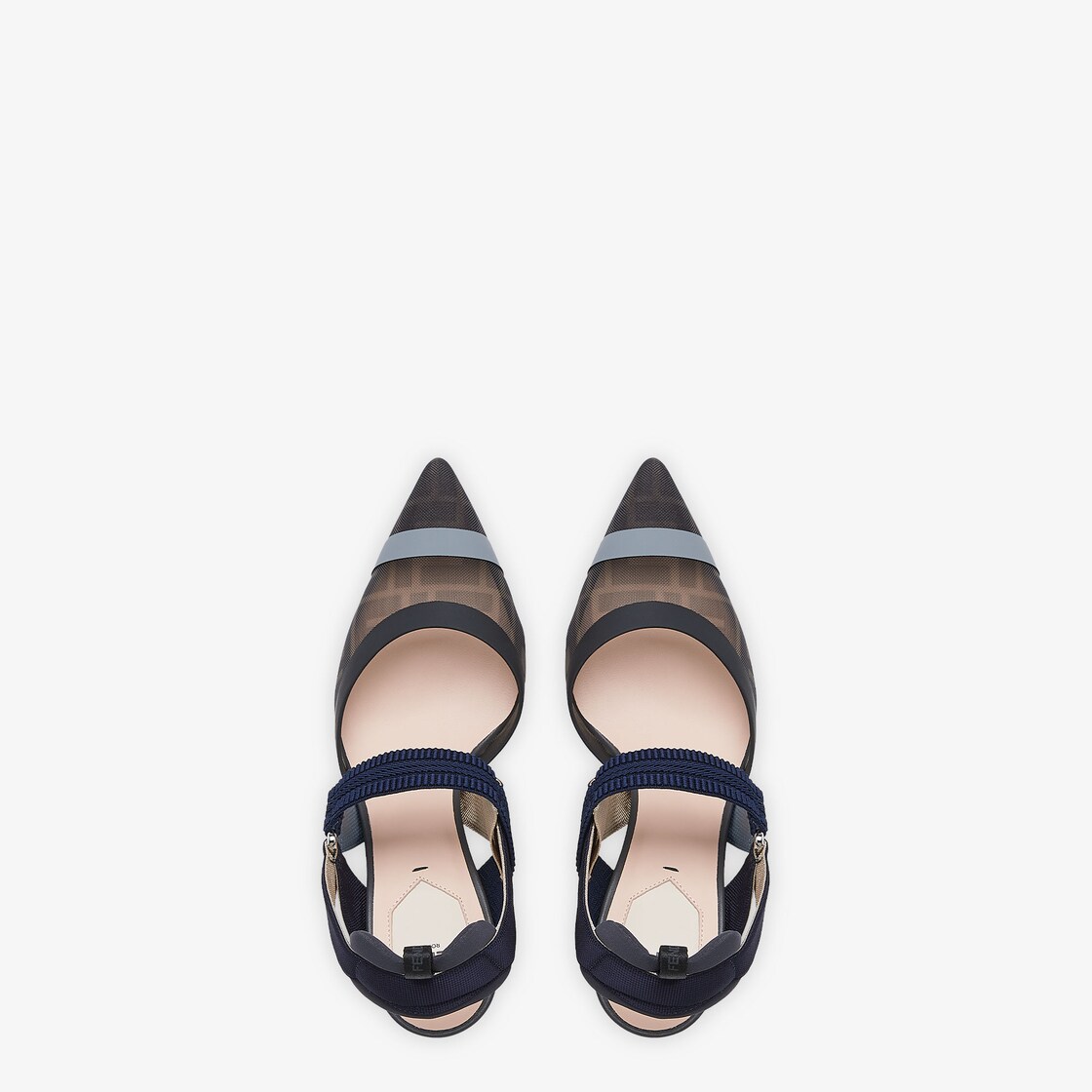 Fendi slingback hot sale flats