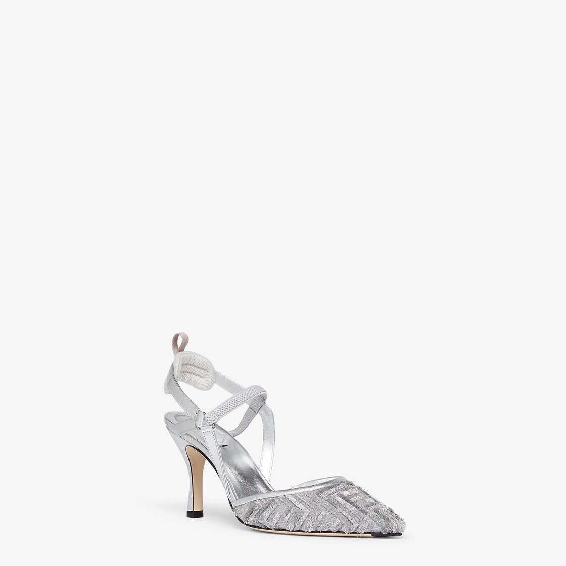 Fendi sales silver shoes